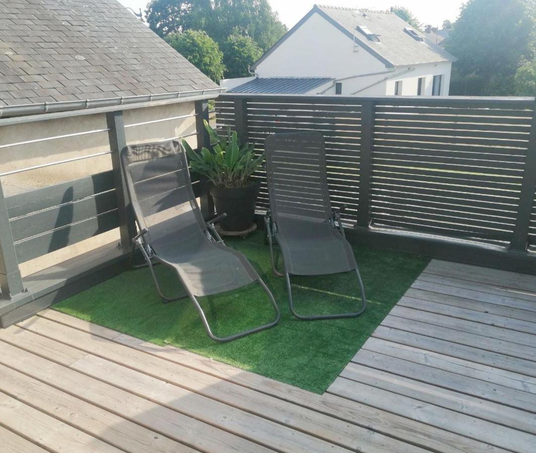 Gite La Terrasse Du 37 Breteil ภายนอก รูปภาพ